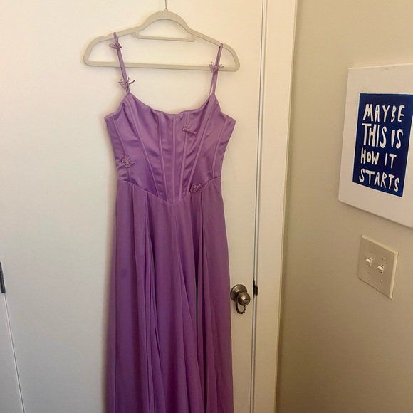 House of CB Orchid Butterfly Corset Maxi Dress - Picture 3 of 4